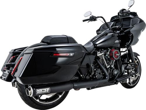 VANCE＆HINES SUPERSPORT スリップオンマフラー ブラック 2017年以降ツーリングモデル