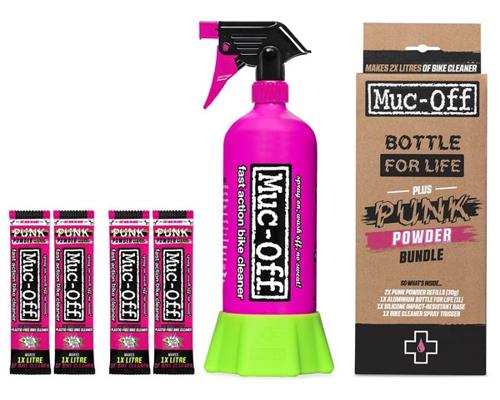 MUC-OFF Punk Powder Bike Cleaner Bottle For Life Bundle