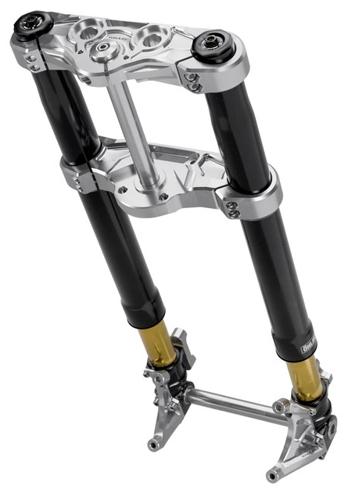 SX5 INVERTED フロントエンドキット トリプルツリー：マシーン / アウターフォーク：ブラック 2020年以降FXLRS/T｜アンバーピース