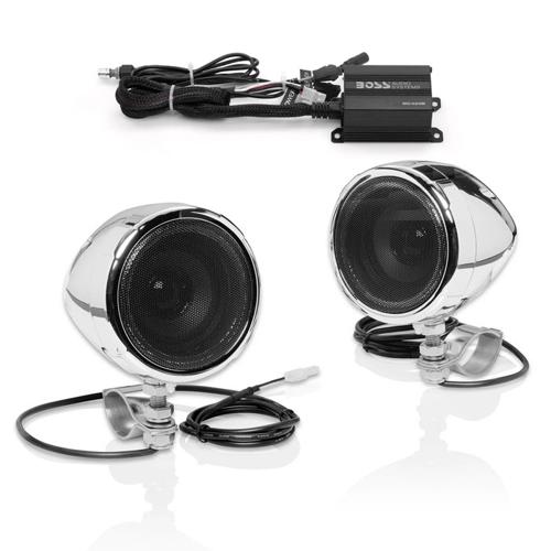 Bluetooth オールテライン 2スピーカー＆アンプ システム クローム