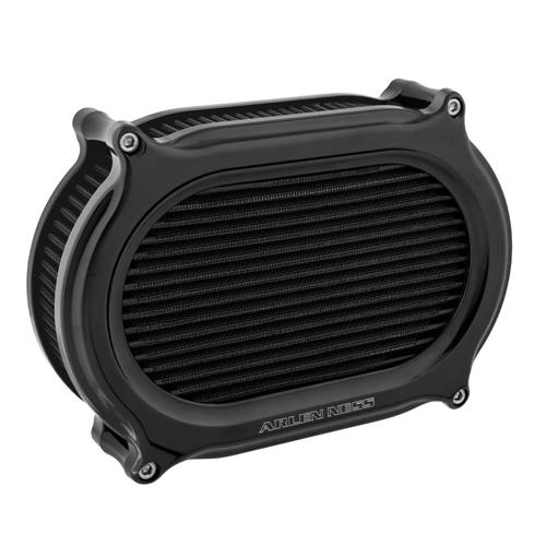STAGE 2 オーバル エアークリーナーキット ブラック 2016～17年FXDLS、ソフテイルモデル、2008～16年ツーリング、トライクモデル