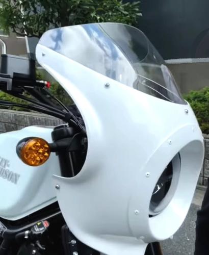 ビキニカウル X500 カウル:アトラスシルバー スクリーン:クリア 2024年以降X500