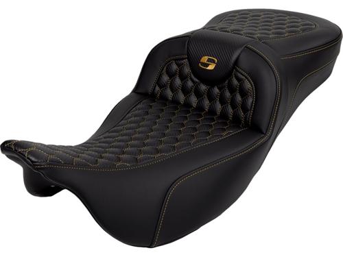 EXTENDED REACH ROAD SOFA HC シート ゴールドステッチ 2008～25年ツーリングモデル（但し2023年以降FLHXSE、FLTRXSE、2024年以降FLHX/U、FLTRX/STSEは除く）