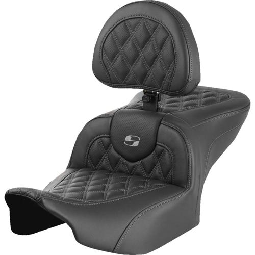 ROADSOFA LS バックレスト シート グレーステッチ 2023年以降FLHXSE、FLTRXSE、2024年以降FLHX/U、FLTRX/STSE|アンバーピース