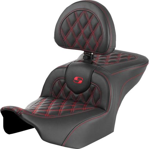 ROADSOFA LS バックレスト シート レッドステッチ 2023年以降FLHXSE、FLTRXSE、2024年以降FLHX/U、FLTRX/STSE