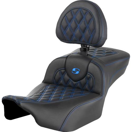 EXTENDED REACH ROADSOFA LS バックレスト シート ブルーステッチ 2023年以降FLHXSE、FLTRXSE、2024年以降FLHX/U、FLTRX/STSE