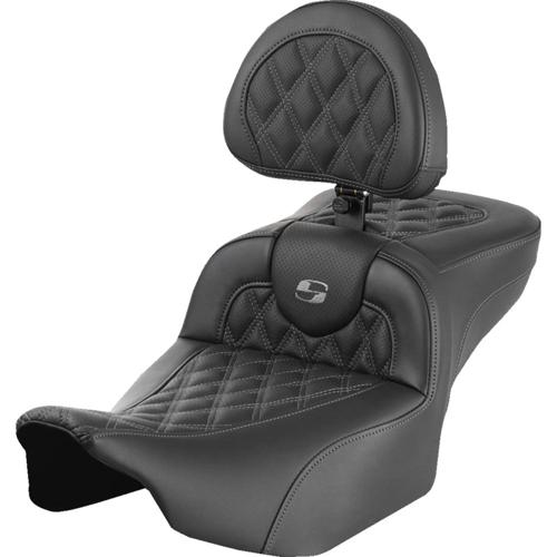 EXTENDED REACH ROADSOFA LS バックレスト シート グレーステッチ 2023年以降FLHXSE、FLTRXSE、2024年以降FLHX/U、FLTRX/STSE|アンバーピース