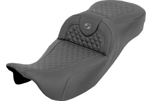 EXTENDED REACH ROADSOFA DS シート グレーステッチ 2008~25年ツーリングモデル(但し2023年以降FLHXSE、FLTRXSE、2024年以降FLHX/U、FLTRX/STSEは除く)