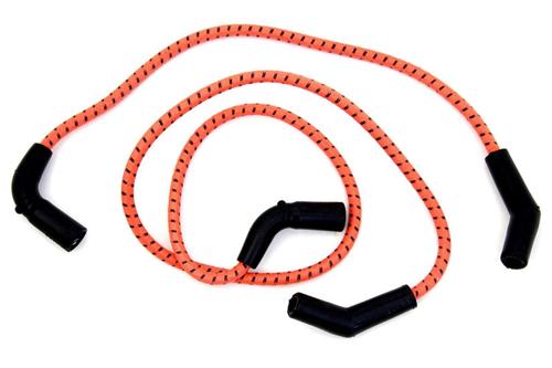 SUMAX VINTAGE-STYLE BRAIDED CLOTH プラグコード オレンジ/ブラック 2009～16年ツーリングモデル