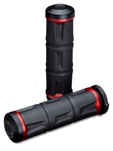 REDLINE ハンドグリップ レッド 2008~25年ツーリング、2016~24年ソフテイル|アンバーピース