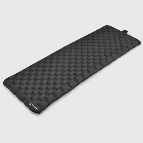 TRI-FLEC8 エアマット ブラック 本体サイズ:約193×64×10mm、収納サイズ:33×φ11mm、重量:1000g