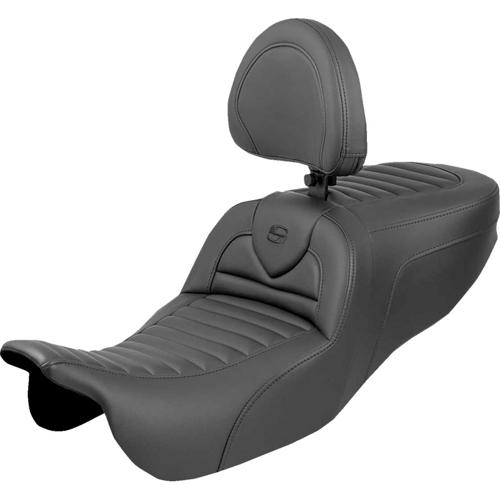 ROADSOFA TR バックレスト シート ブラックステッチ トライクモデル用 2015～22年FLRT、2023～25年FLTRT