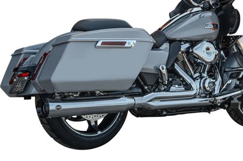GNX 2in1 エキゾースト システム クローム 2017年以降ツーリングモデル