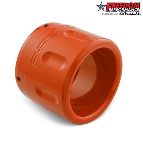 4インチ EAGLE エンドキャップ GLOSSY DUTCH ORANGE FREEDOM PERFORMANCE EXHAUST 4インチ スリップオンマフラー用