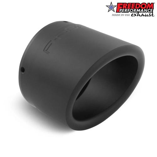 4インチ LIBERTY エンドキャップ PITCH BLACK FREEDOM PERFORMANCE EXHAUST 4インチ スリップオンマフラー用