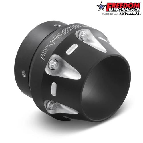 4インチ AMERICAN OUTLAW エンドキャップ SCULPTED BLACK FREEDOM PERFORMANCE EXHAUST 4インチ スリップオンマフラー用