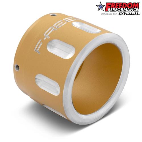 4インチ EAGLE エンドキャップ SCULPTED GOLD FREEDOM PERFORMANCE EXHAUST 4インチ スリップオンマフラー用 29,387円