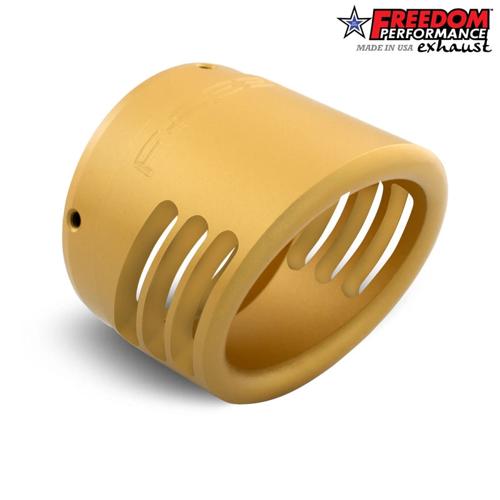 4インチ RACING エンドキャップ SOLID GOLD FREEDOM PERFORMANCE EXHAUST 4インチ スリップオンマフラー用 29,387円