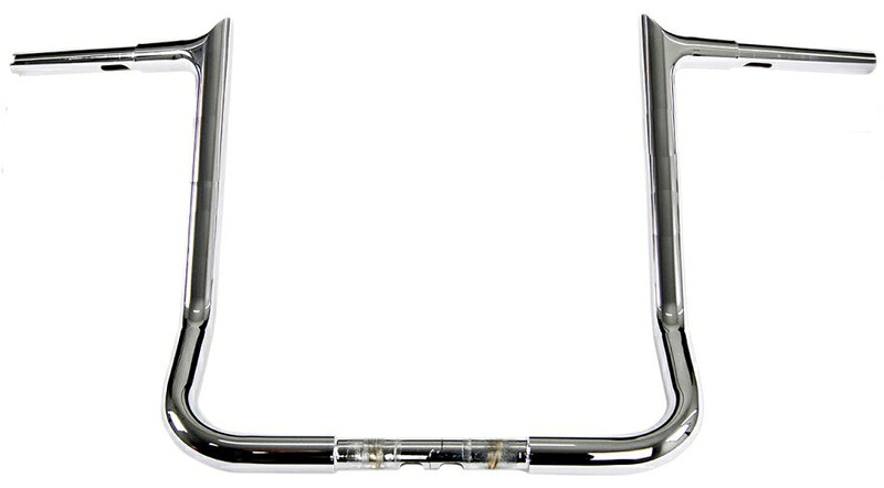 1-1/4インチ EZ INSTALL POINTED TOP ハンドルバー:クローム/16インチ/1986～24年FLHT/C/U/K、FLHX/XX｜アンバーピース
