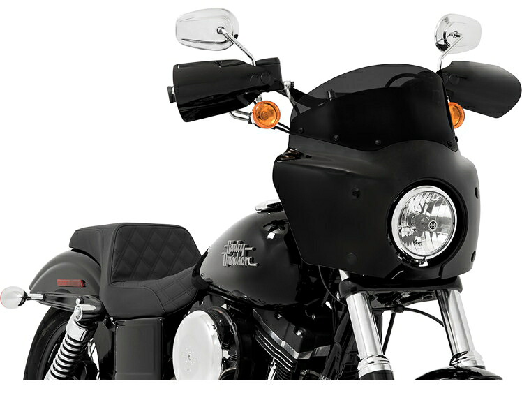 SOLID ウインドシールド ROAD WARRIOR フェアリング用:Dark Black Smoke/ 7インチ