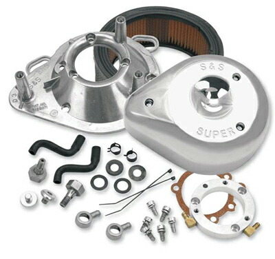 S&Sエアクリーナー　93-99年ビックツイン・エボ EVOビッグツイン '93-'99 ブリーザーキット「MOTOR ROCK」