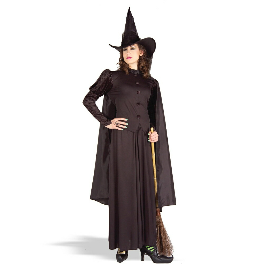 楽天市場 クラシックな魔女 魔法使い 衣装 コスチューム 大人女性用 ブラック Classic Witch コスプレ アメリカンコスチューム楽天市場店