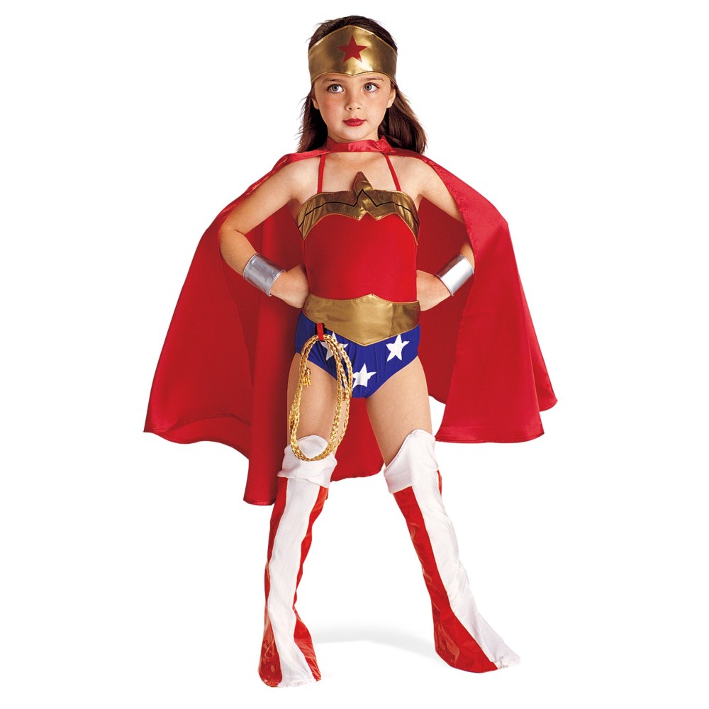 ジャスティス・リーグ DCコミックス ワンダーウーマン 衣装、コスチューム 子供女性用　コスプレ画像