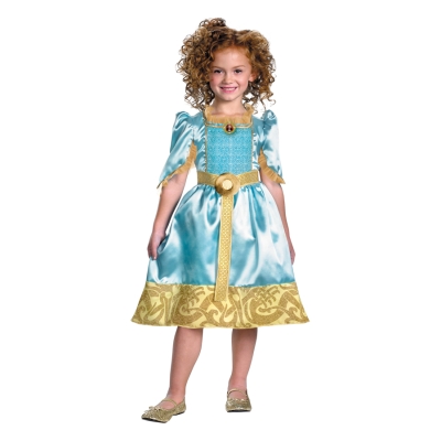 メリダ　ドレス　メリダとおそろしの森　衣装、コスチューム　ディズニー　子供女性用　コスプレ画像
