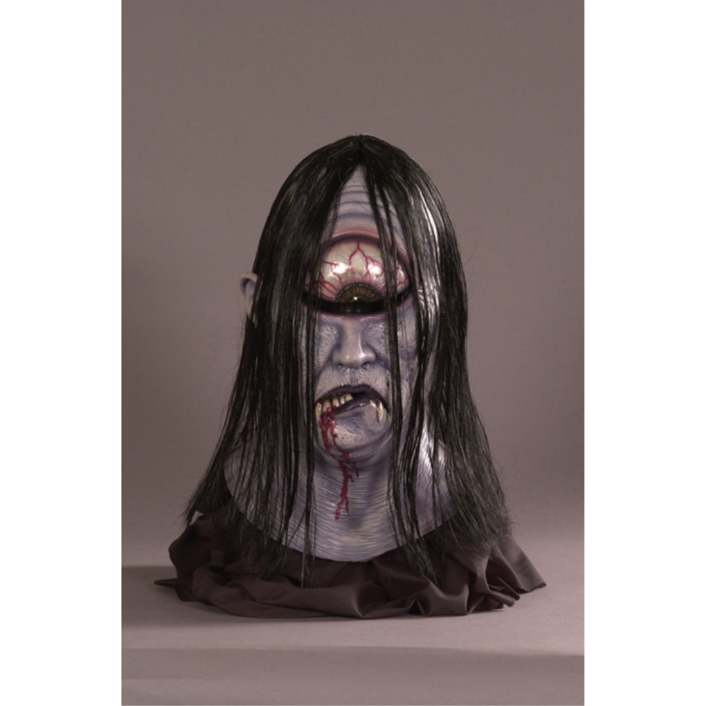 楽天市場 一つ目女 長い髪の女 ホラーマスク 幽霊 Fear コスプレ アメリカンコスチューム楽天市場店