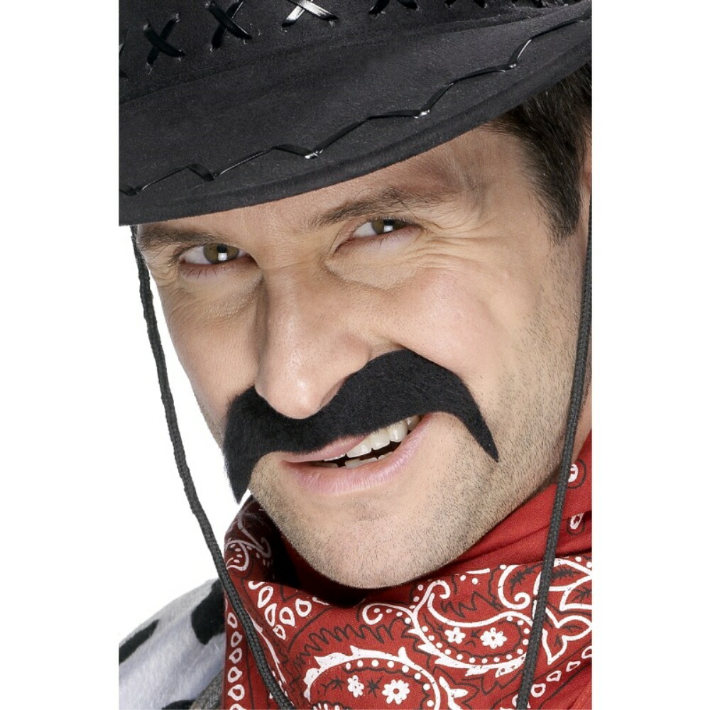 【楽天市場】ひげ ブラック カウボーイ風 大人男性用 Cowboy Tash コスプレ：アメリカンコスチューム楽天市場店