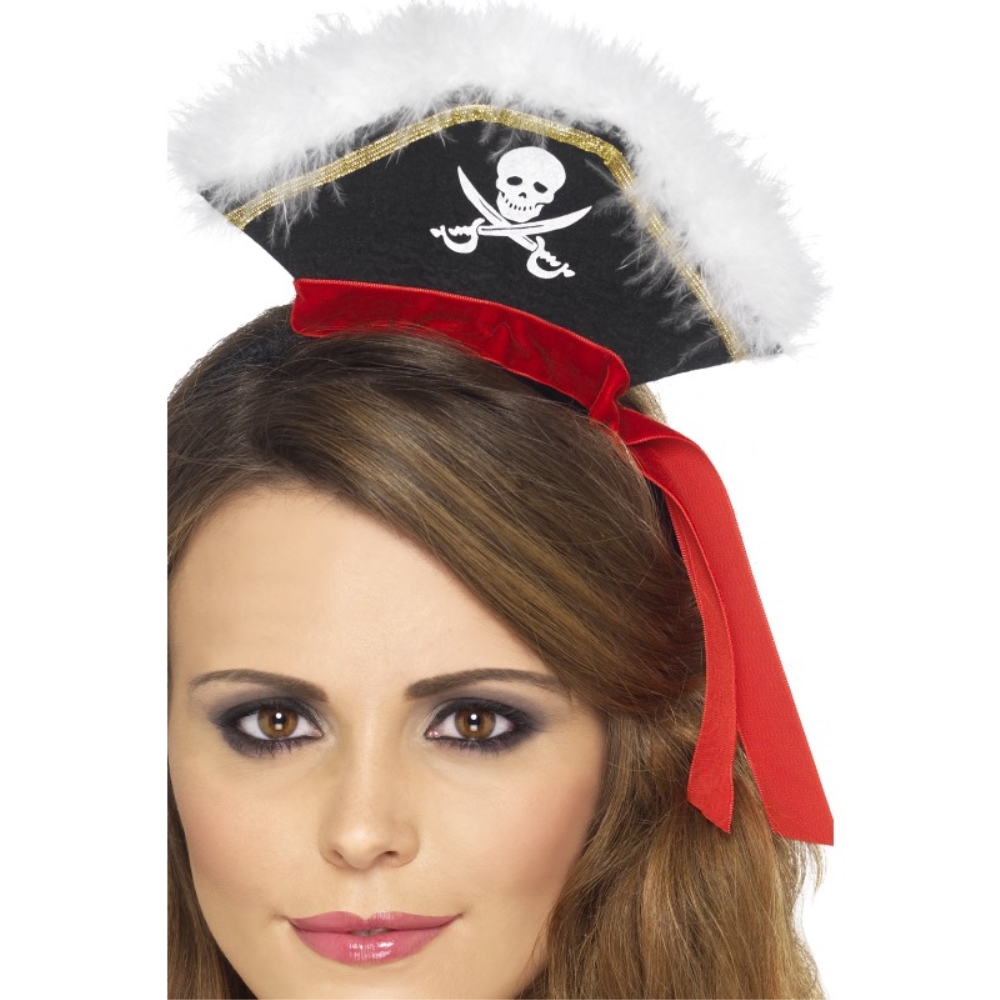 楽天市場 海賊帽子 黒 ドクロ ミニ 大人女性用 Mock Pirate Hat コスプレ アメリカンコスチューム楽天市場店