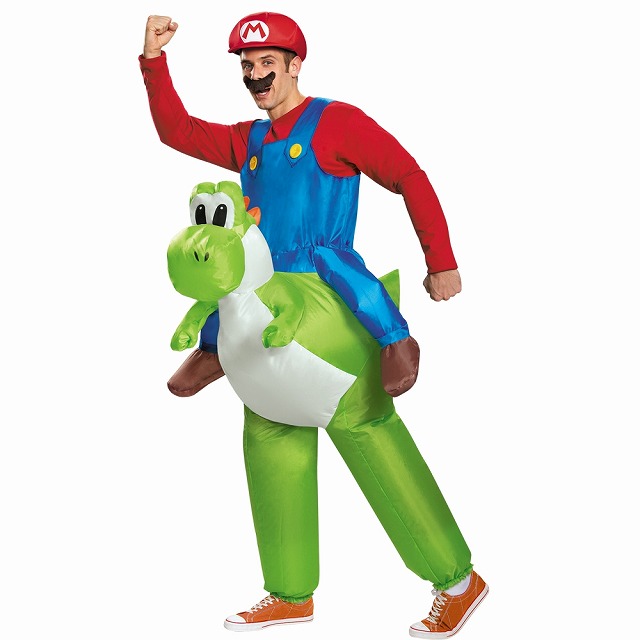 楽天市場 マリオ 衣装 コスチューム 大人男性用 ヨッシー コスプレ スーパーマリオ Mario Riding Yoshi アメリカンコスチューム楽天市場店