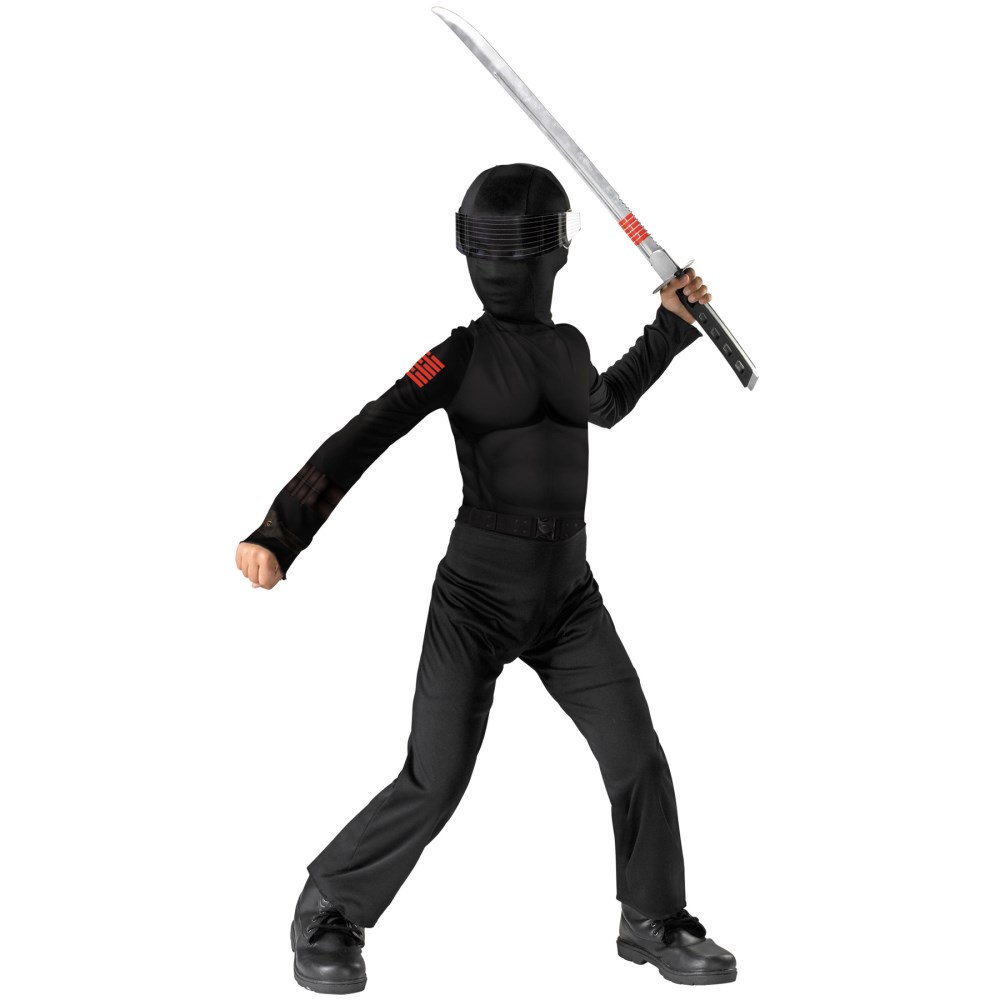 楽天市場 スネークアイズ G I ジョー 衣装 コスチューム 子供男性用 G I Joe Snake Eyes コスプレ アメリカンコスチューム楽天市場店