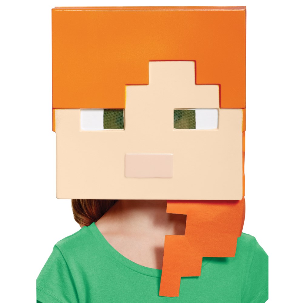 楽天市場 アレックス マインクラフト マスク 子供用 Minecraft Alex Vacuform Mask コスプレ アメリカンコスチューム楽天市場店