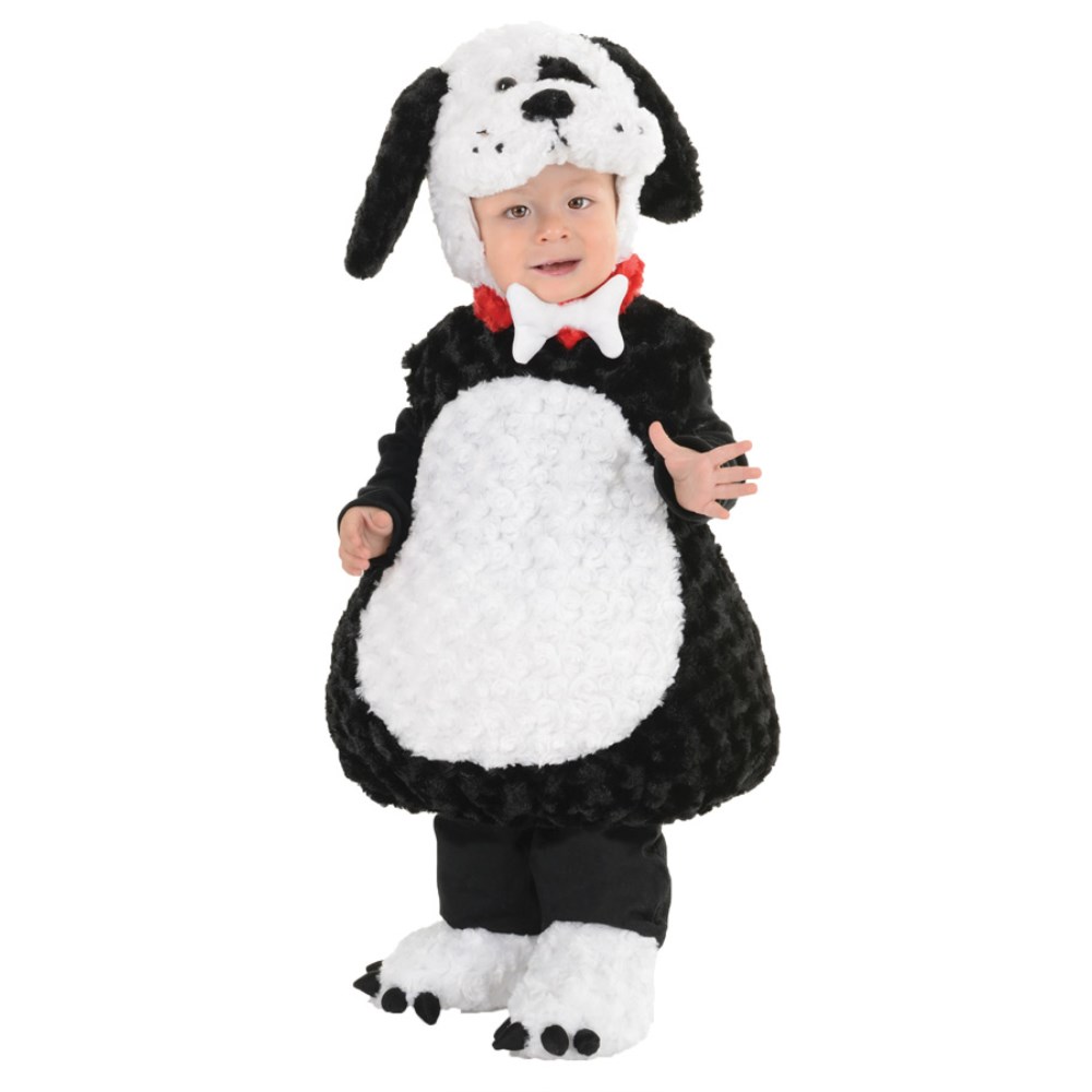 楽天市場 犬 衣装 コスチューム 着ぐるみ 子供男性用 Black And White Puppy Toddler コスプレ アメリカンコスチューム楽天市場店