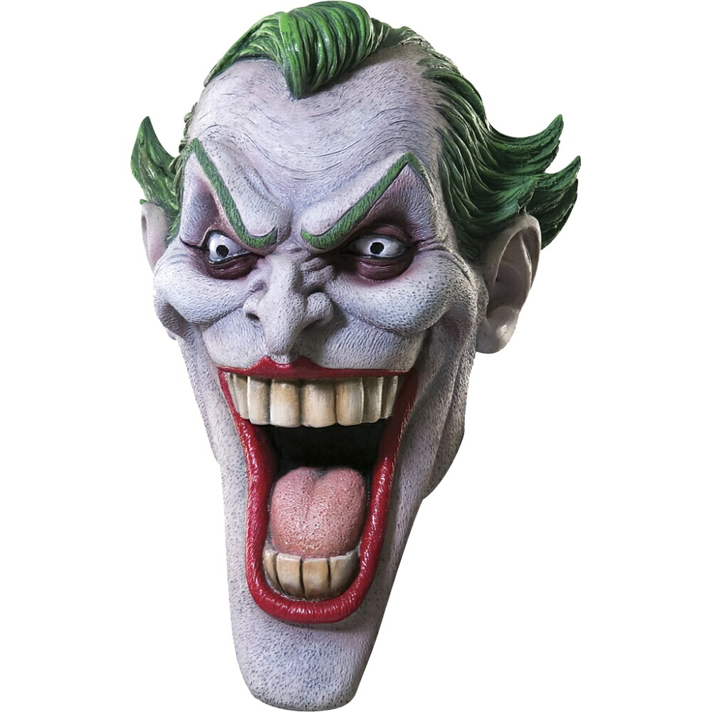 ジョーカー マスク コスプレ 大人用 バットマン 仮装グッズ Deluxe オーバーヘッドマスク