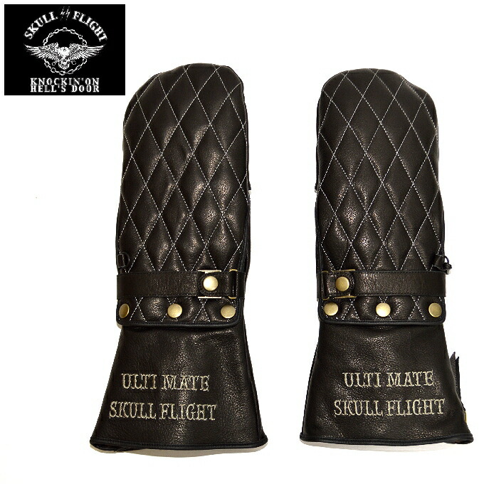 スカルフライト　寒冷地仕様　ガントレットグローブ　SIZE M 楽天市場】【SKULL FLIGHT スカルフライト】アルティメットボーン