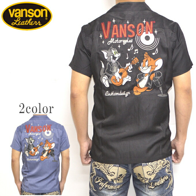 楽天市場】バンソン VANSON TOM and JERRY TJV-2414 半袖Tシャツ 天竺