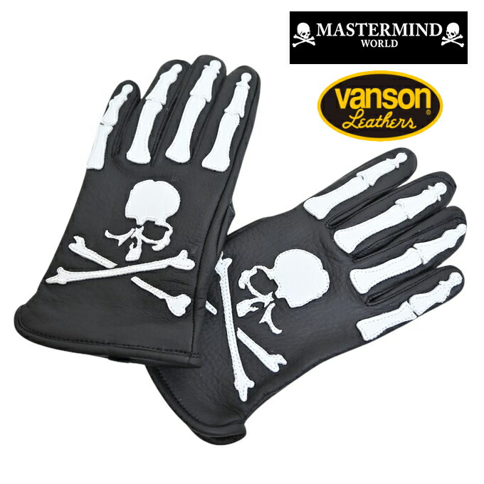 vanson born globe s バンソン　骨　グローブ 美品】vanson born globe s バンソン 骨 グローブ ボーン｜Yahoo