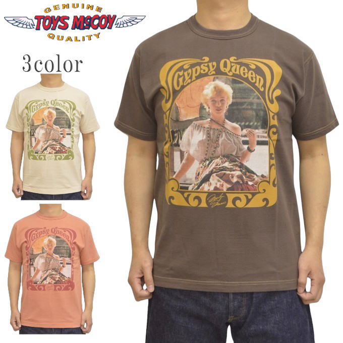 トイズマッコイ TOYS McCOY TMC2415 半袖Ｔシャツ マリリンモンロー MARILYN MONROE TEE GYPSY QUEEN メンズ トップス 送料無料 新作｜アメリカンバース