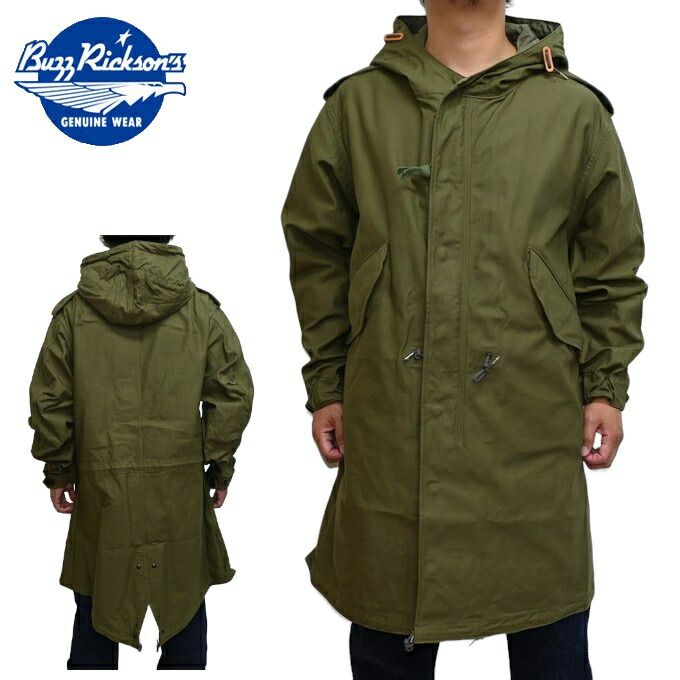 楽天市場】バズリクソンズ BUZZ RICKSON'S BR14418 BLACK M-51 モッズ