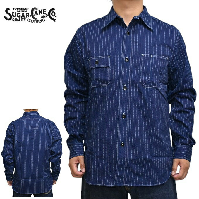 楽天市場】シュガーケーン SUGAR CANE ウォバッシュ シャツ FICTION