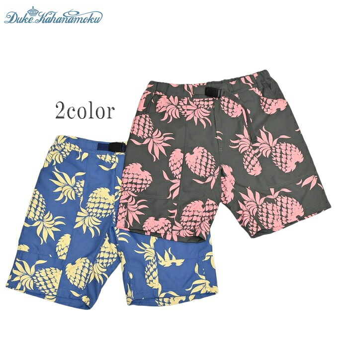 デュークカハナモク DUKE KAHANAMOKU DK52654 クールマックス ハワイアン さる股引き DUKE\u0027S PINEAPPLE 遊撃手ズボン下 二分の一ズボン下 貨物輸送無料 新作