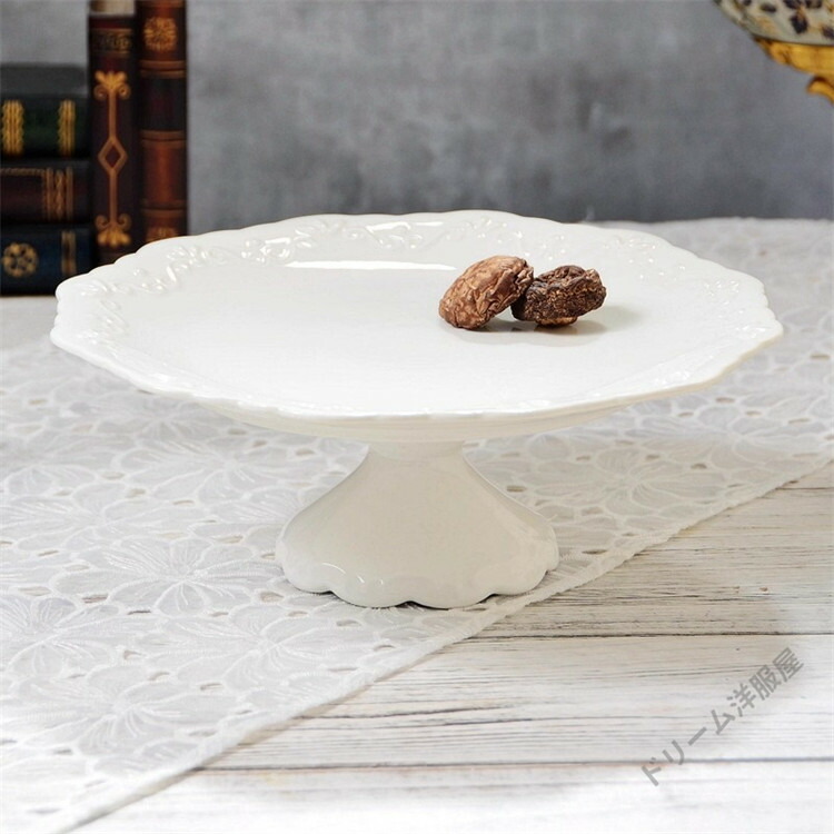 楽天市場】直径20/24.5CM ケーキスタンド 蓋付き グリーン/ホワイト