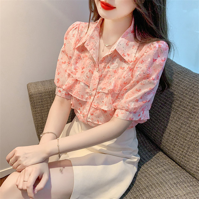 Tシャツ トップス レディース きれいめ 40代 不規則 半袖トップス オシャレ ブラウス tシャツ 綿 着痩せ 韓国風 30代 50代 Tシャツ トップス レディース きれいめ 40代 幾何柄 半袖