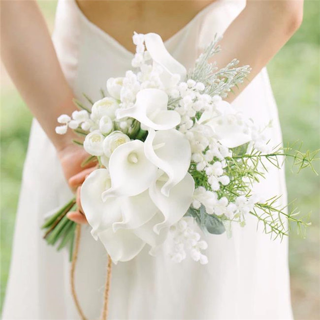 楽天市場】ウエディングブーケ/ブライダルブーケ/カラーと小花の