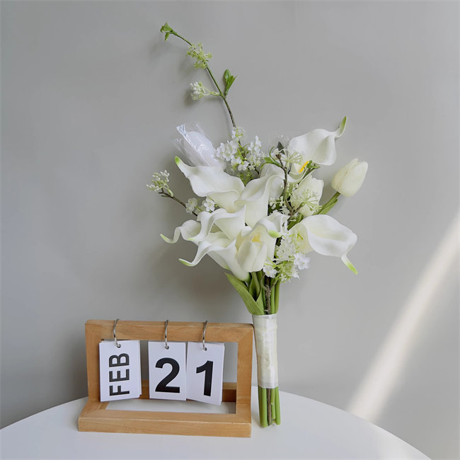 楽天市場】チューリップ ホワイト チューリップ【ブーケ