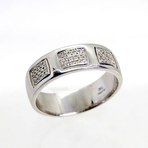 【中古】 18金WG ダイヤ ギミックメンズリング 26.5号|Discount Store ANDOUSHOUJI