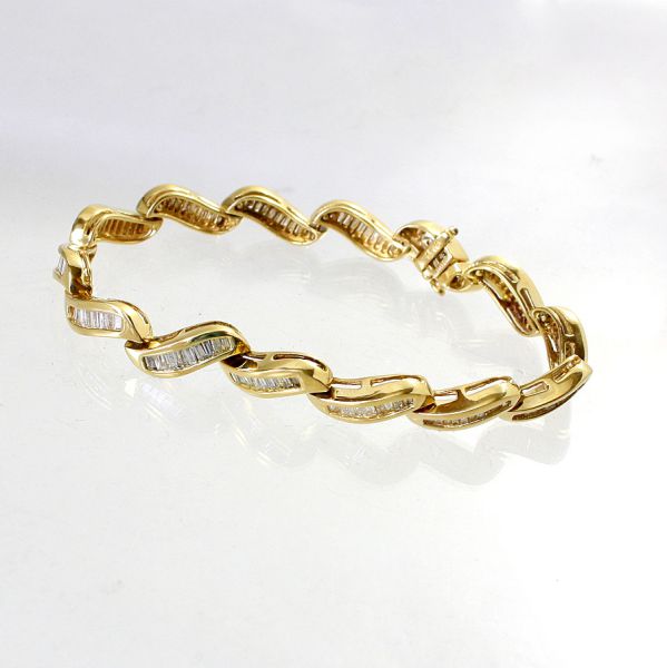 【中古】 １８金　ダイヤ　3.00ct　ブレスレット｜Discount Store ANDOUSHOUJI
