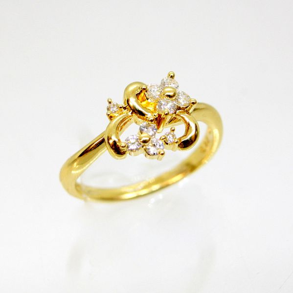 【中古】 TASAKI 18金 ダイヤ 0.22ct リング 10号|Discount Store ANDOUSHOUJI